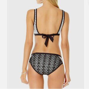 Anne Cole Dot Lace Scooped Bralette & Hipster Bikini